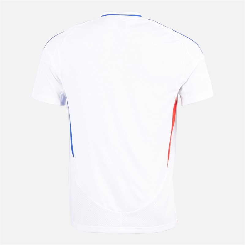 adidas Mens OL Olympique Lyon 24/25 Home Jersey White - Image 2