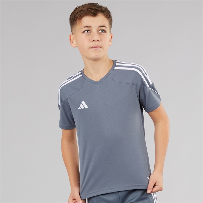 adidas Kids Junior Tiro 23 League T-Shirt Team Onix/White