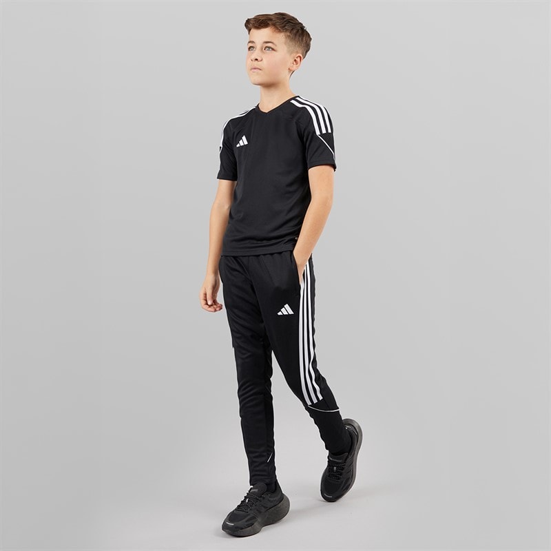 adidas Junior Tiro 23 League T-Shirt Black/White - Image 4