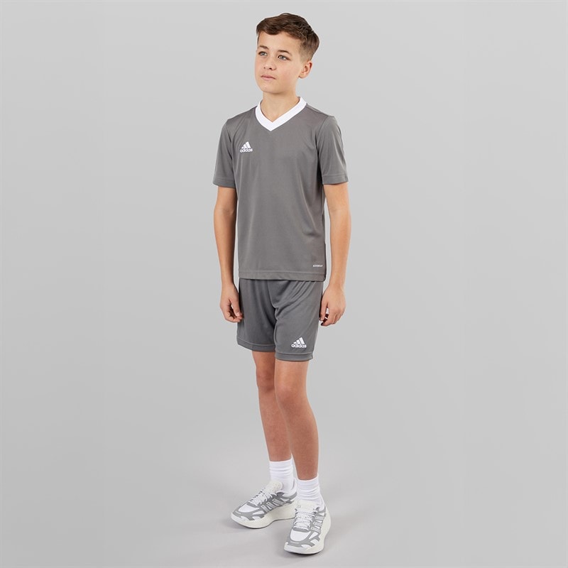 adidas Junior Entrada 22 Shorts Team Grey Four - Image 3