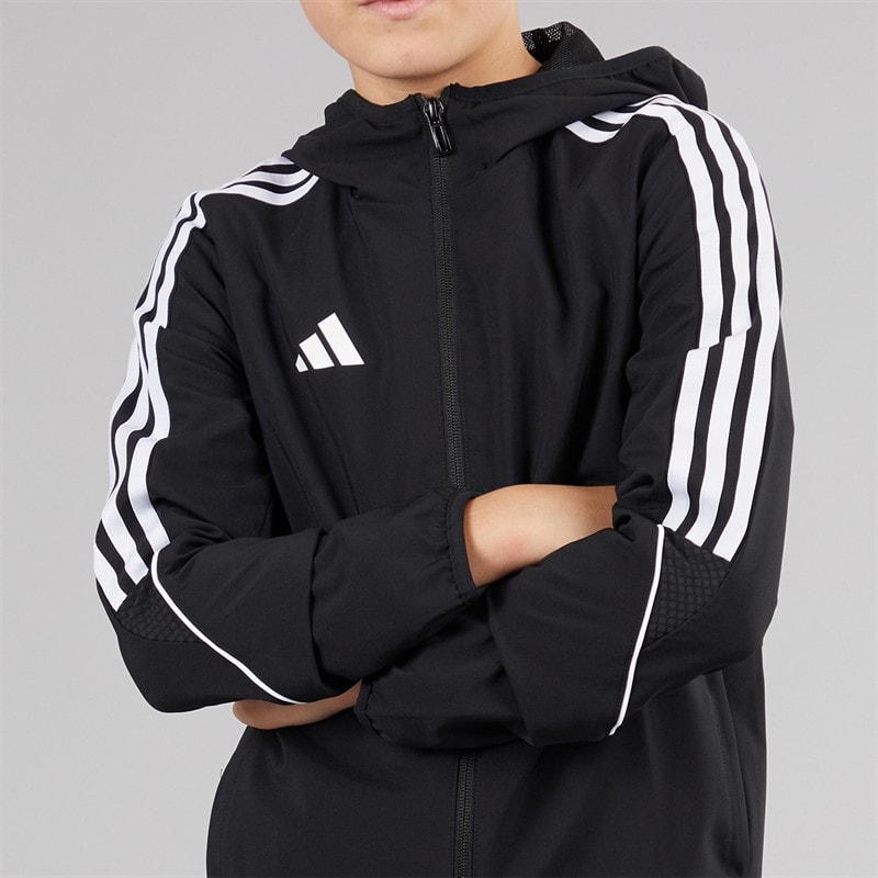 adidas Junior Boys Tiro 23 League Windbreaker Jacket Black - Image 5