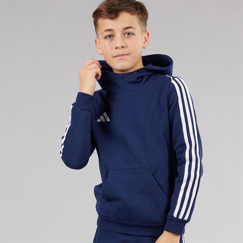 adidas Junior Boys Tiro 23 League Hoodie Team Navy Blue - Image 5