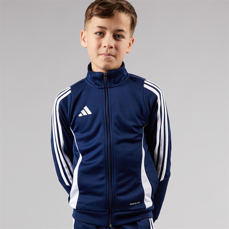 adidas Kids Tiro 24 Training Jacket Navy/White