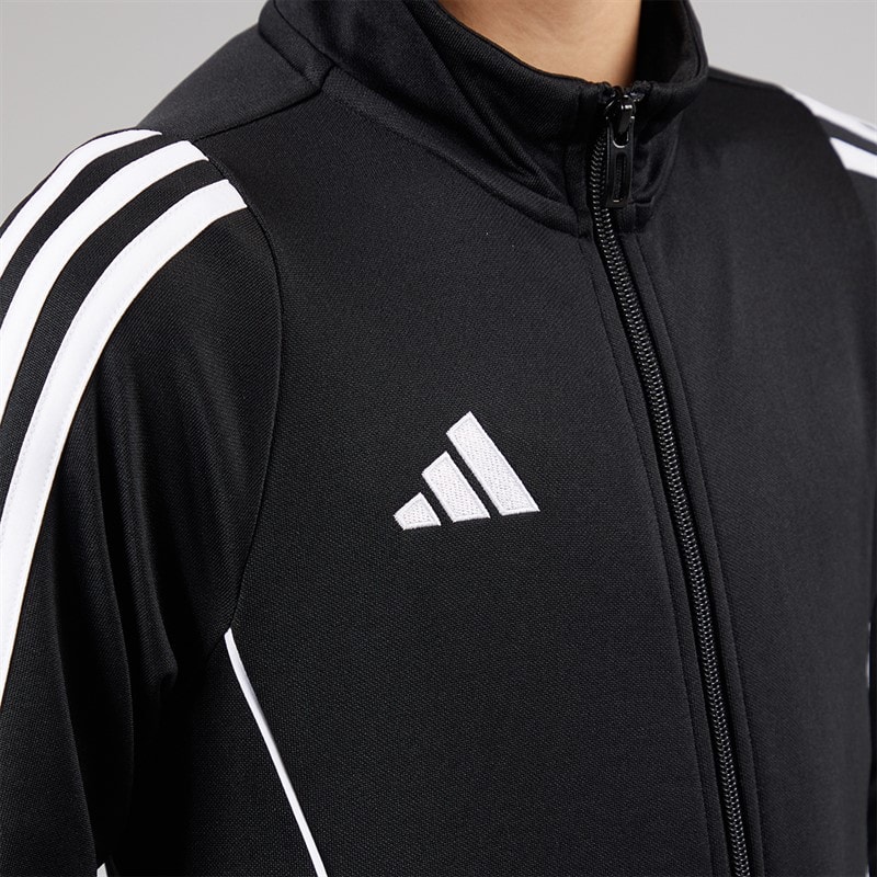 adidas Kids Tiro 24 Training Jacket Black/White - Image 3