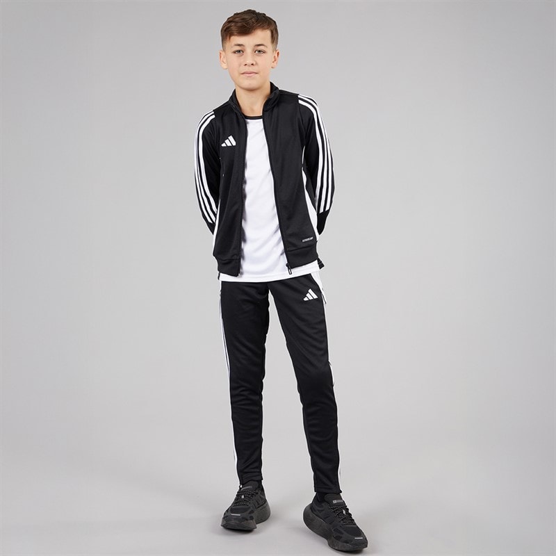 adidas Kids Tiro 24 Training Jacket Black/White - Image 4