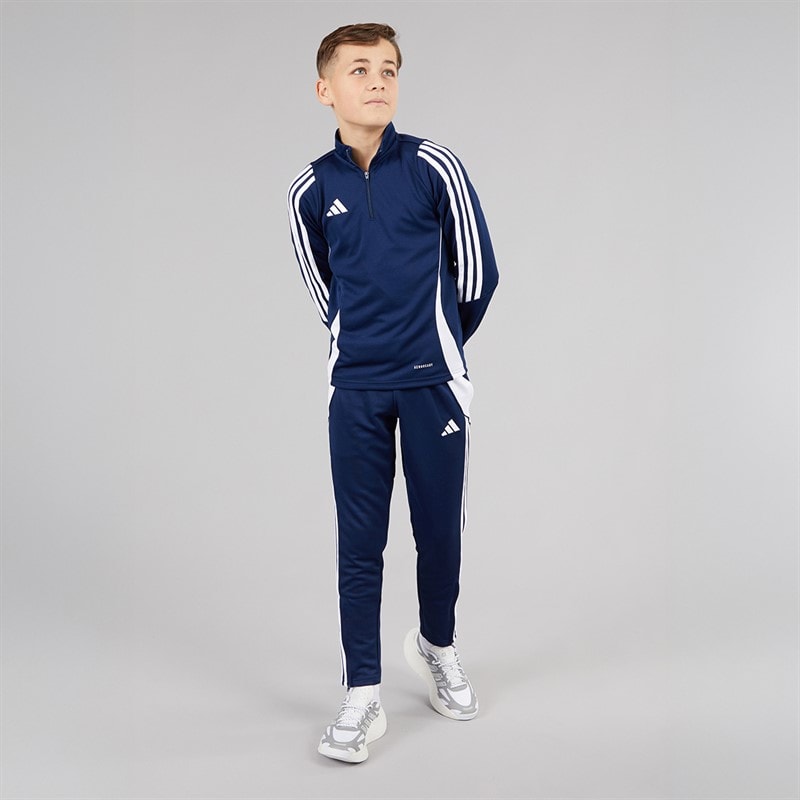 adidas Kids Tiro 24 Training Pants Navy/White - Image 4