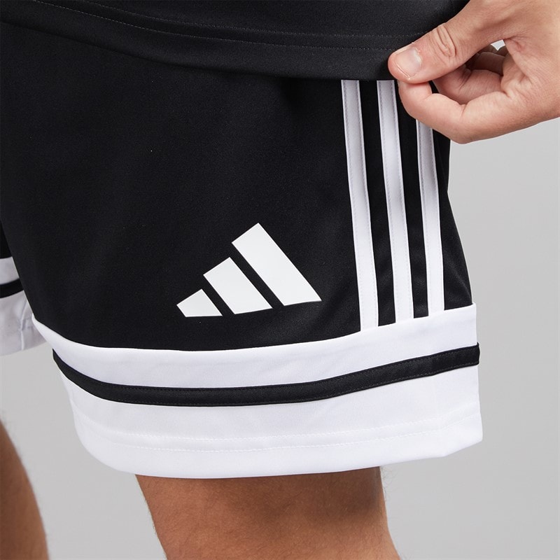 adidas Mens Squadra 25 Shorts Black/White - Image 3