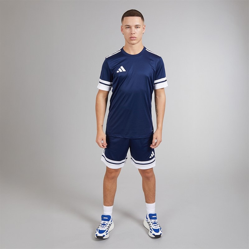 adidas Mens Squadra 25 Shorts Navy/White - Image 4