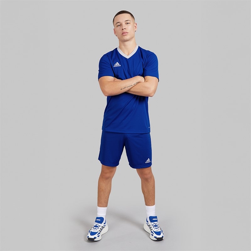 adidas Mens Entrada 22 Shorts Team Royal Blue - Image 4