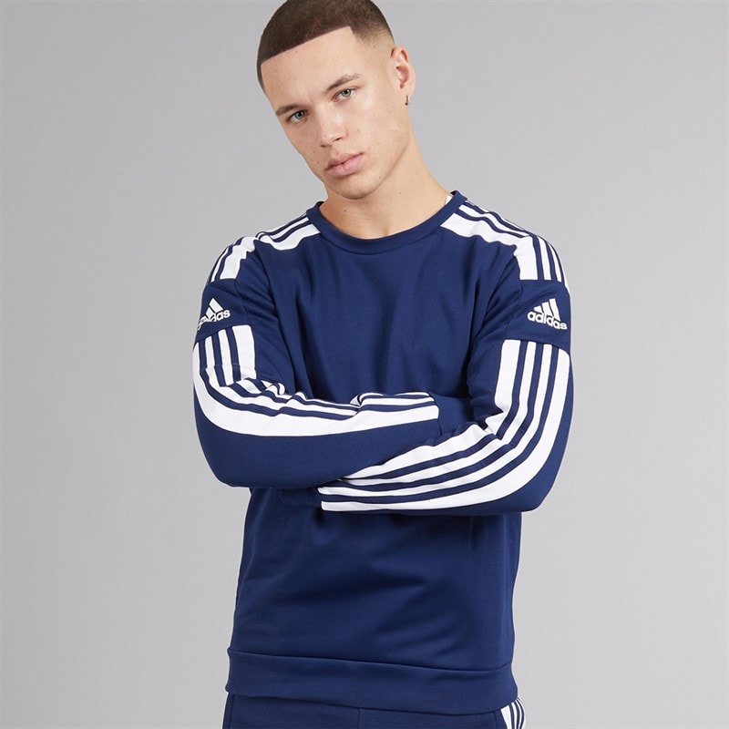 adidas Mens Squadra 21 Sweatshirt Team Navy Blue - Image 1