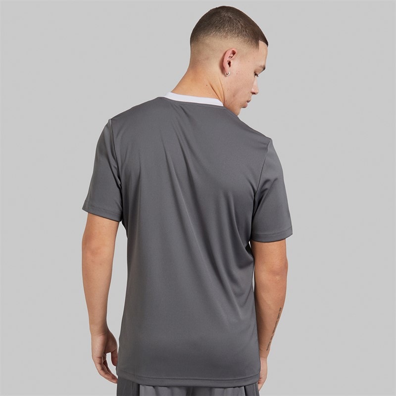 adidas Mens Entrada 22 T-Shirt Team Grey Four - Image 2