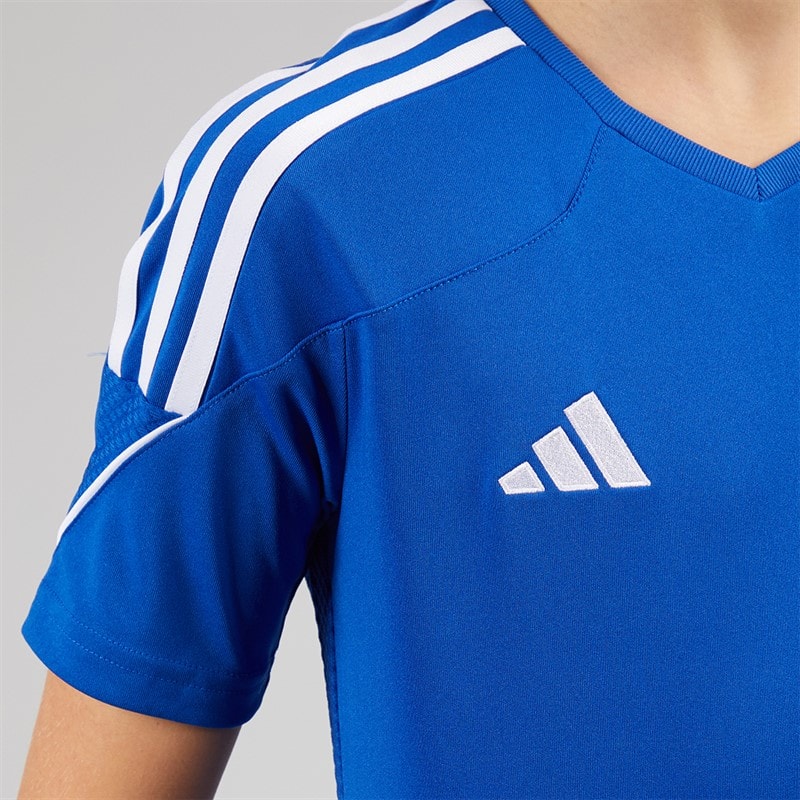 adidas Kids Tiro 23 League T-Shirt Team Royal Blue/White - Image 3
