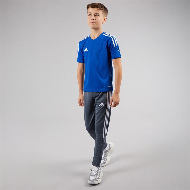 adidas Kids Tiro 23 League T-Shirt Team Royal Blue/White - Image 4