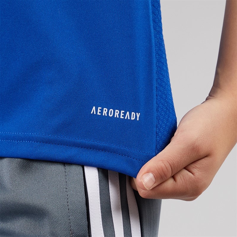 adidas Kids Tiro 23 League T-Shirt Team Royal Blue/White - Image 5