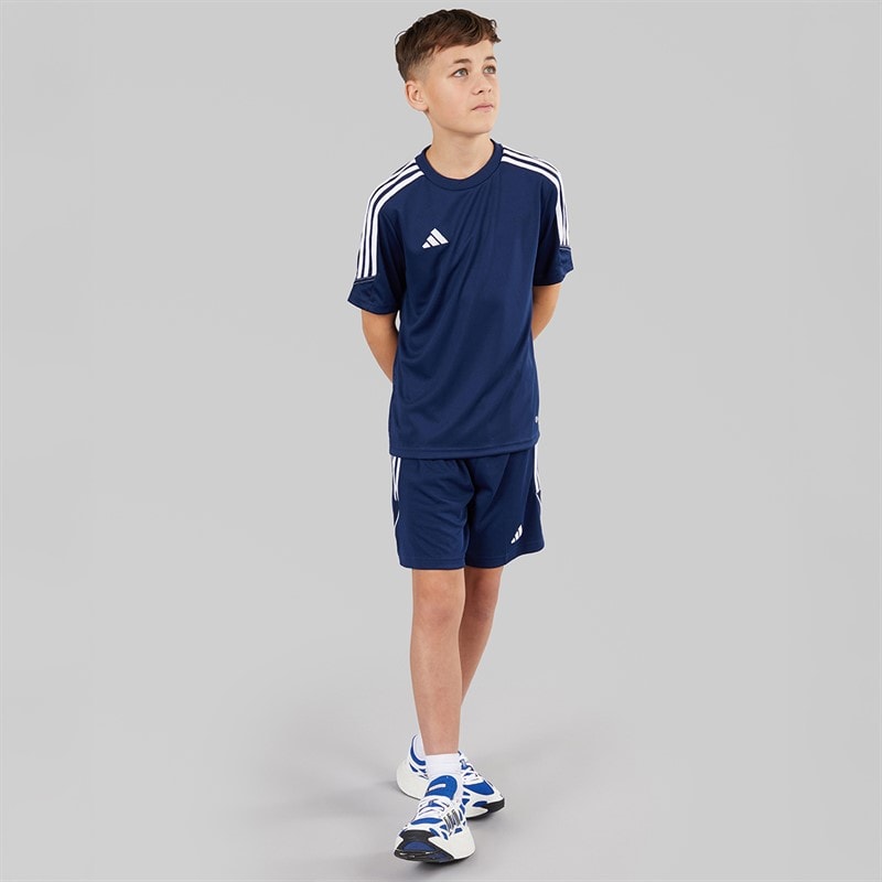 adidas Kids Tiro 23 League Shorts Team Navy Blue 2/White - Image 4