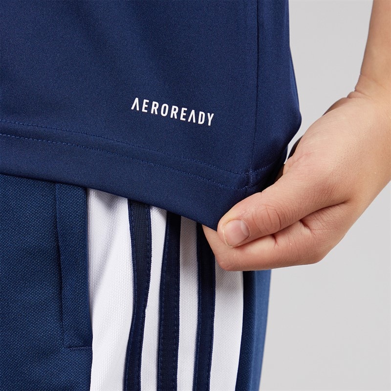 adidas Junior Entrada 22 T-Shirt Team Navy Blue - Image 5