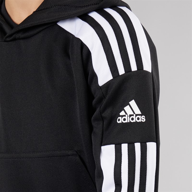 adidas Junior Squadra Track 21 Hoodie Black/White - Image 3