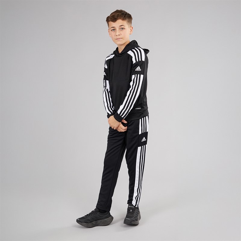 adidas Junior Squadra Track 21 Hoodie Black/White - Image 4