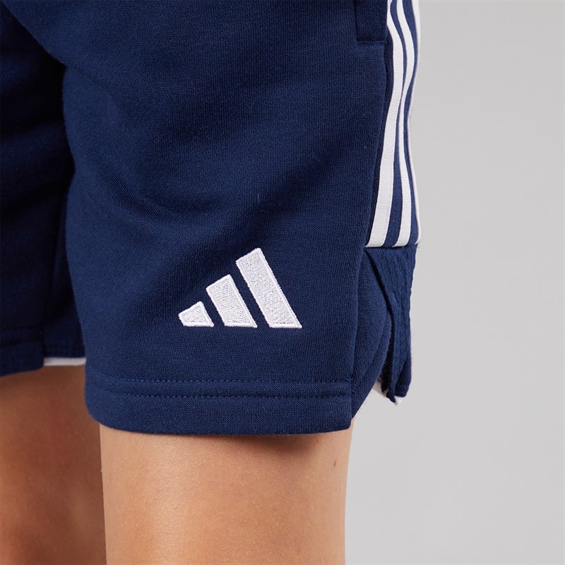 adidas Junior Tiro 23 League Sweat Shorts Team Navy Blue 2 - Image 3