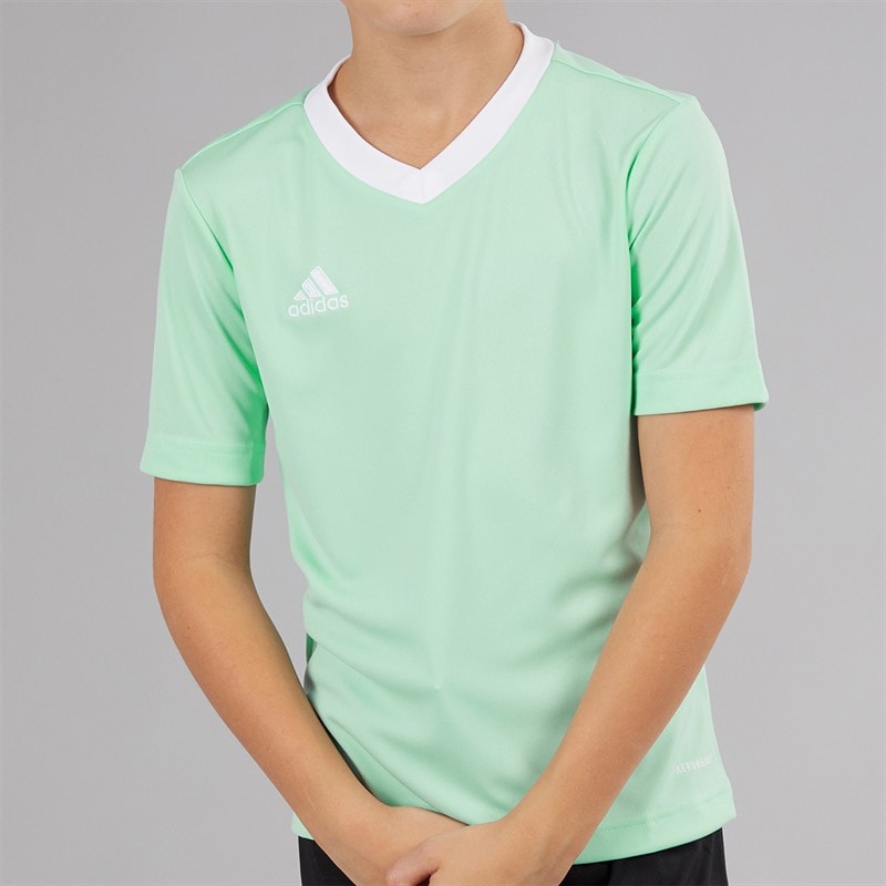 adidas Junior Entrada 22 T-Shirt Clear Mint - Image 5