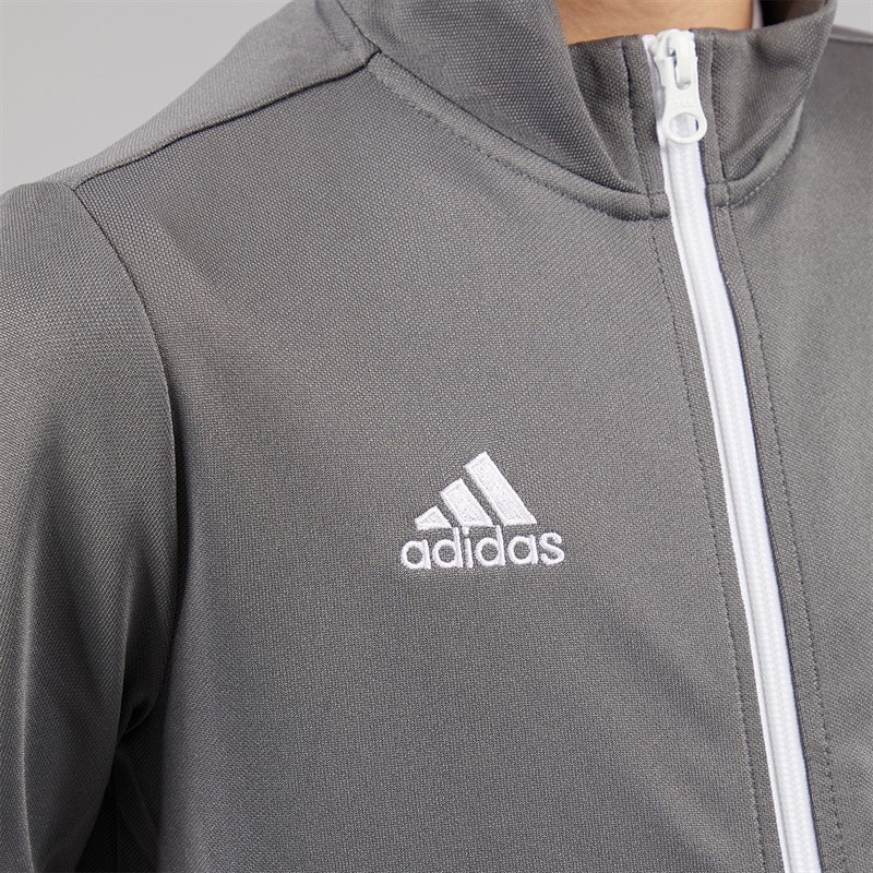 adidas Junior Entrada 22 Track Jacket Team Grey Four - Image 3