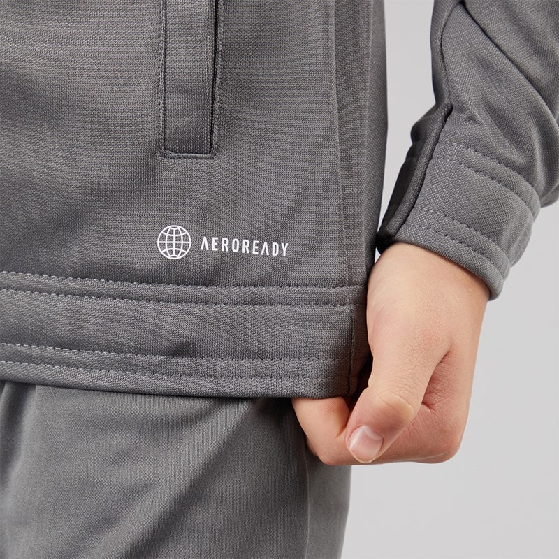 adidas Junior Entrada 22 Track Jacket Team Grey Four - Image 5