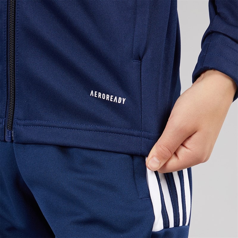 adidas Kids Squadra 21 Track Jacket Blue/White - Image 5