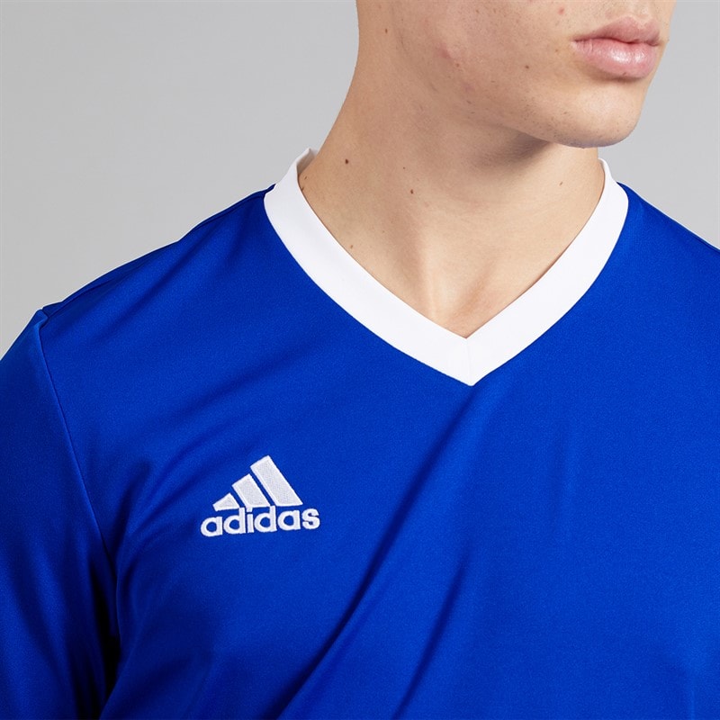 adidas Mens Entrada 22 T-Shirt Team Royal Blue - Image 3