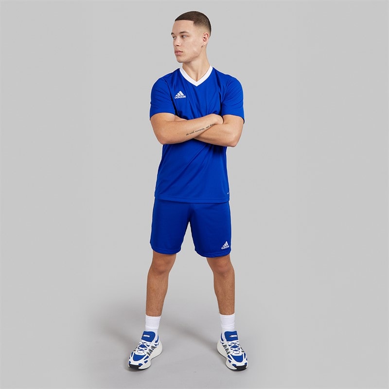 adidas Mens Entrada 22 T-Shirt Team Royal Blue - Image 4