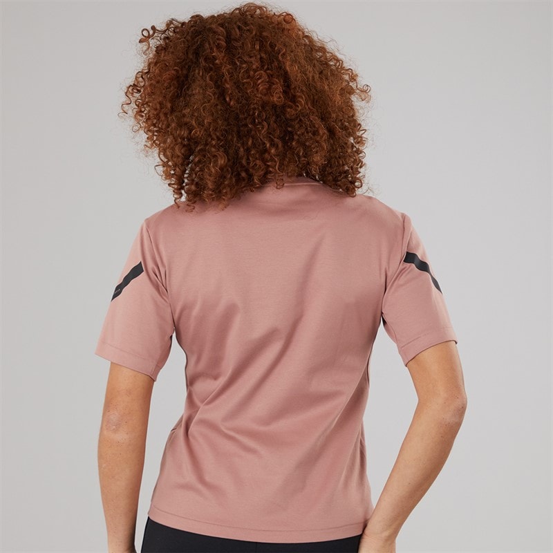 adidas Womens Z.N.E. T-Shirt Warm Clay - Image 2