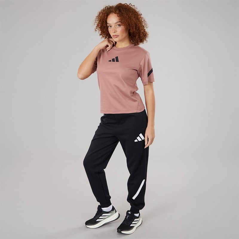adidas Womens Z.N.E. T-Shirt Warm Clay - Image 4