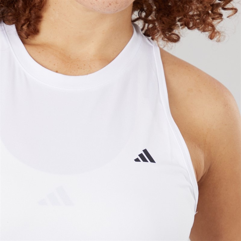adidas Womens AEROREADY Designed For Training Tank Top White - Image 3