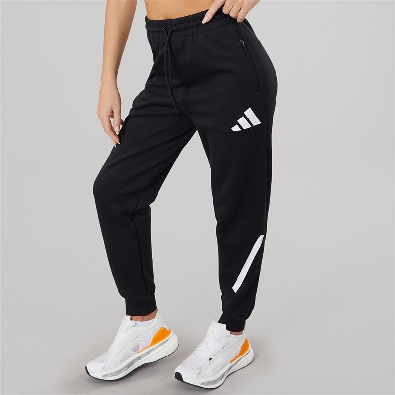 adidas Womens Z.N.E. Track Pants Black/White - Image 3