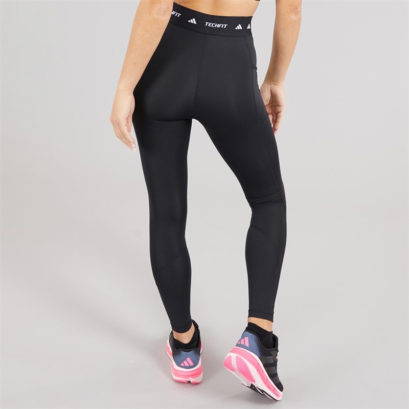 adidas Womens Techfit COLD.RDY Leggings Black - Image 2