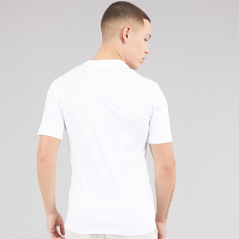 adidas Mens Collegiate Lineage Graphic T-Shirt White - Image 2