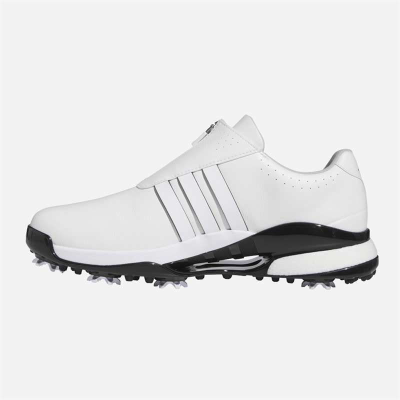 adidas Mens Tour360 24 BOA Boost Waterproof Golf Shoes White/White/Core Black - Image 5