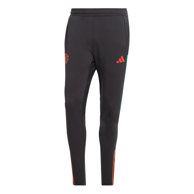 adidas Mens MUFC Manchester United Tiro Training Track Pants Black - Image 1