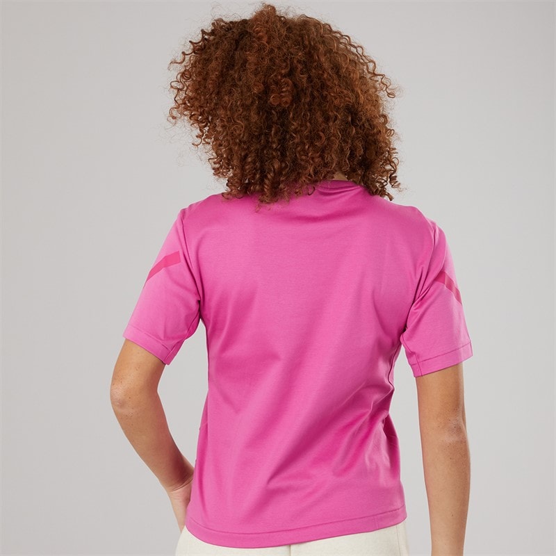 adidas Womens Z.N.E. T-Shirt Semi Lucid Fuchsia - Image 2