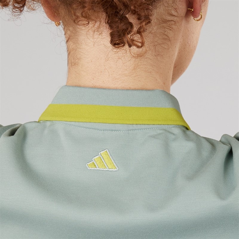 adidas Womens Go-To Golf Polo Shirt Wonder Silver - Image 5