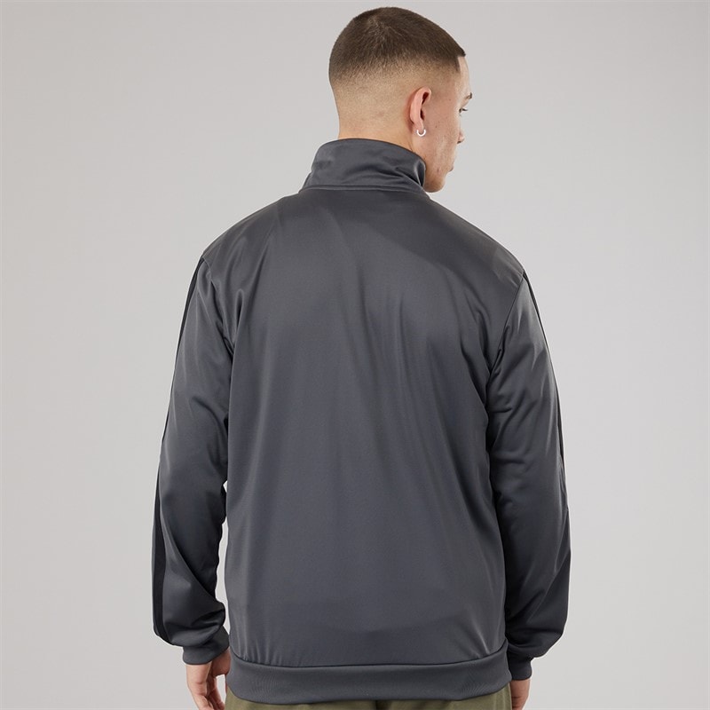 adidas Mens Dayready 3-Stripes Track Jacket Grey Six - Image 2