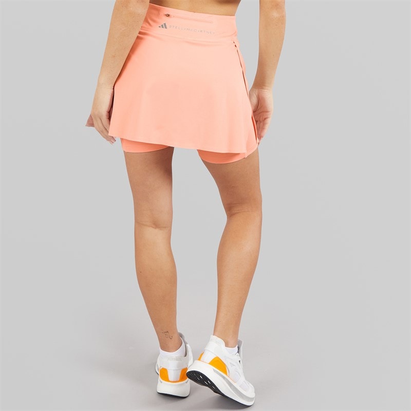 adidas Womens Stella McCartney Truenature Golf Skort Vapour Pink - Image 2
