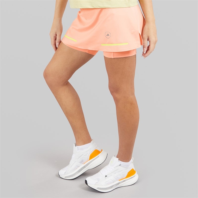 adidas Womens Stella McCartney Truenature Golf Skort Vapour Pink - Image 3
