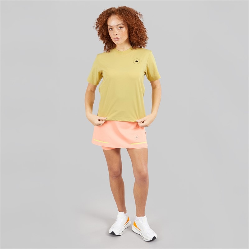 adidas Womens Stella McCartney Truenature Golf Skort Vapour Pink - Image 4