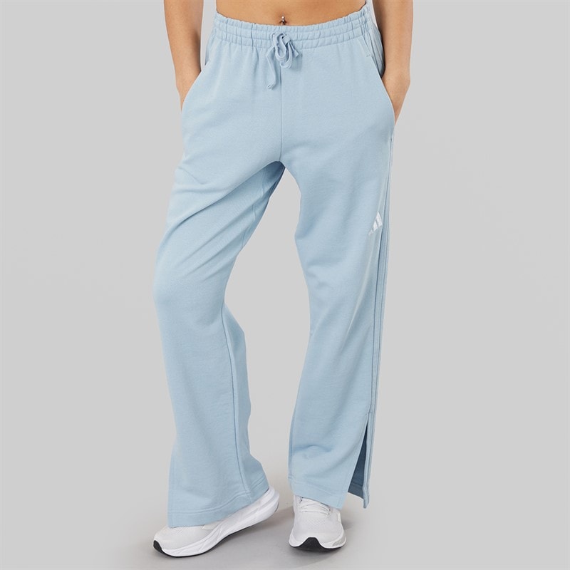 adidas Womens ALL SZN 3-Stripes French Terry Straight Leg Joggers Wonder Blue - Image 3