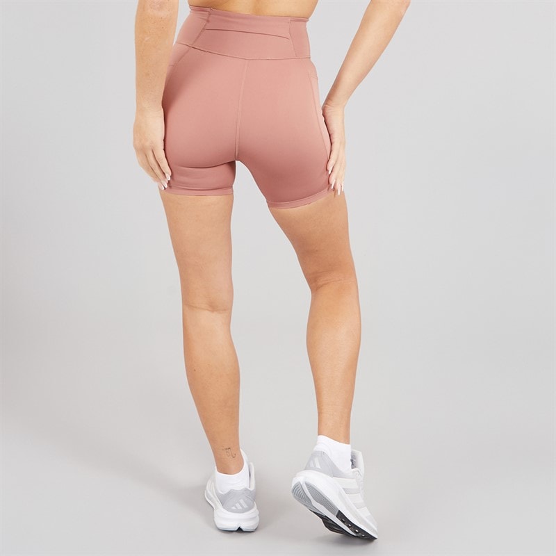adidas Womens Own The Run Short Training Leggings Warm Clay - Image 2