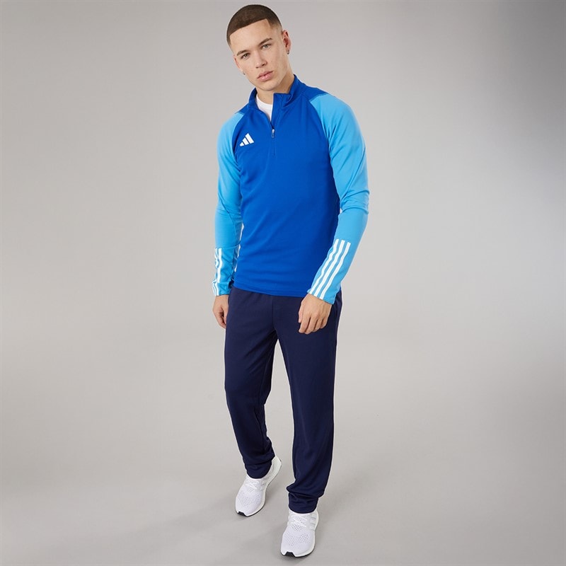 adidas Mens Workout Half Zip Training Top Mint Tone Mel - Image 4