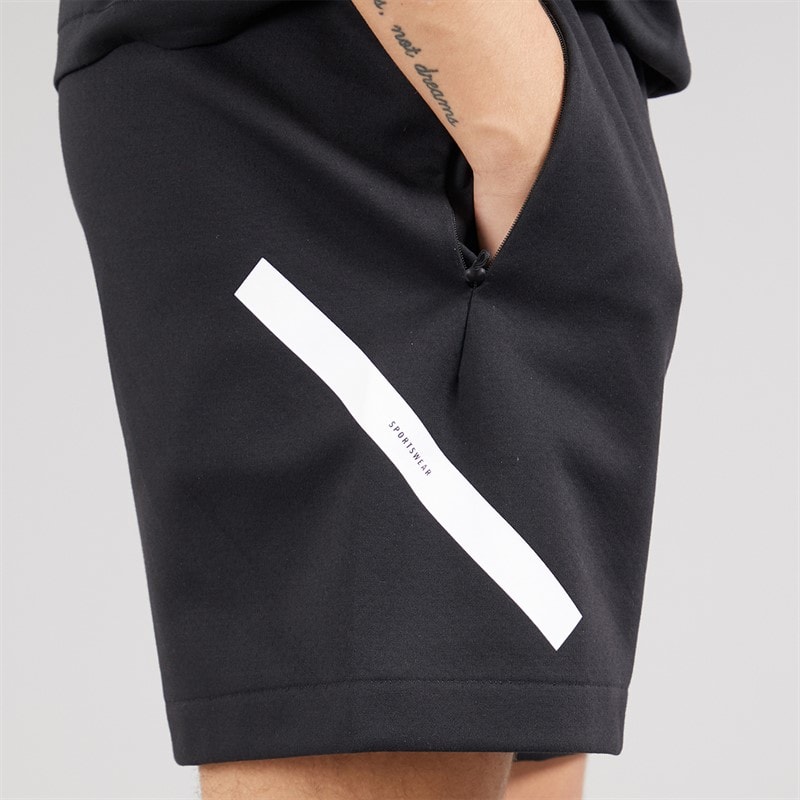 adidas Mens Z.N.E. Shorts Black/White - Image 5