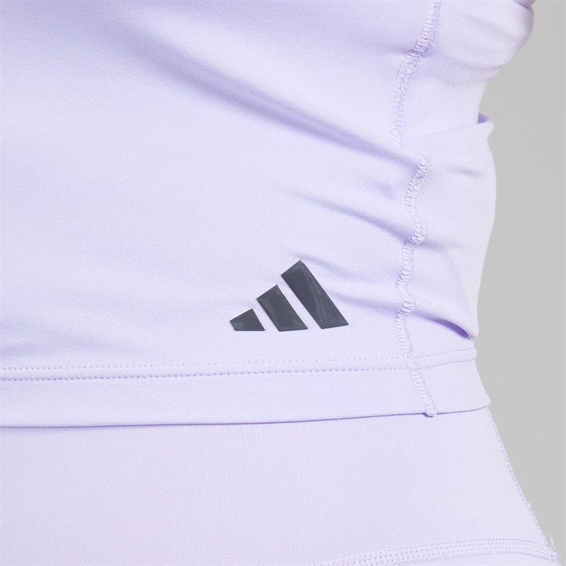 adidas Womens Yoga Inner Support Tank Top Violet Tone - Image 3