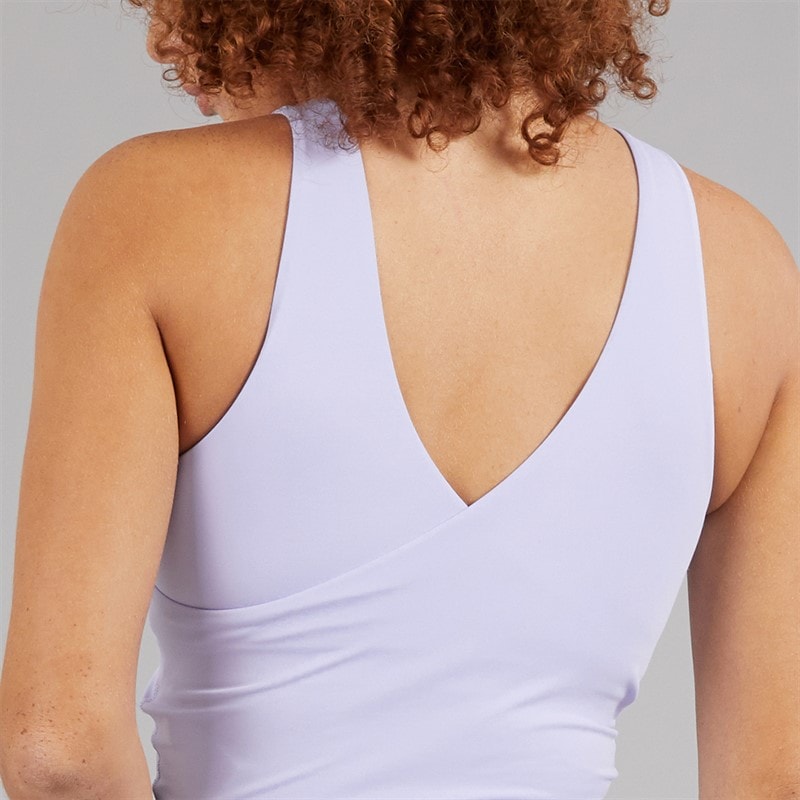 adidas Womens Yoga Inner Support Tank Top Violet Tone - Image 5