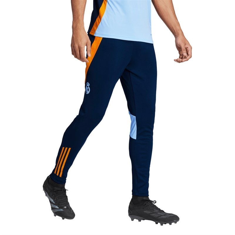 adidas Mens RMFC Real Madrid Tiro 24 Competition Track Pants Team Navy Blue/Orange/Glory Blue - Image 1